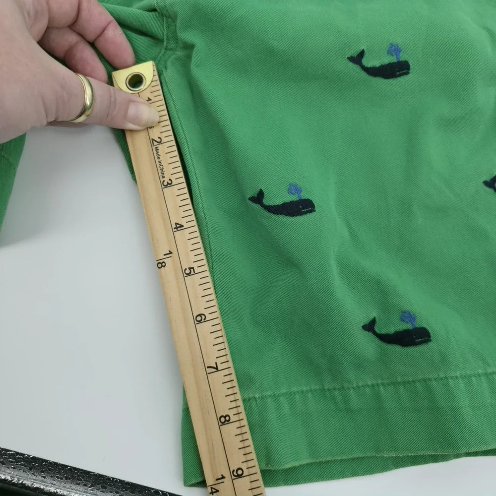 Polo Ralph Lauren Green Chino Shorts Mens Sz 32 X 9